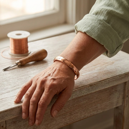 Eleanor's Feather Copper Cuff
