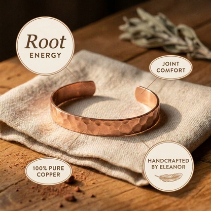 Eleanor's Feather Copper Cuff
